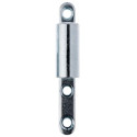 Vantail 2 pièces bois/PVC zingué Roulettes ø 15. poids de porte 40kg (Par 20)