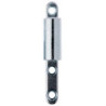 Vantail 2 pièces bois/PVC zingué Roulettes ø 15. poids de porte 40kg (Par 20)