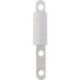 Vantail 2 pièces bois/PVC blanc, roulettes ø15, poids de porte 40kg (Par 20)