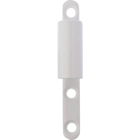 Vantail 2 pièces bois/PVC blanc, roulettes ø15, poids de porte 40kg (Par 20)