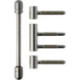 Paumelle design RK. 3pcs. nickelé mat Galets ø 15. poids de porte 60kg (Par 25)