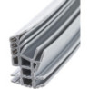 Joint UNIVERSEAL 5 TPE gris.5mtrpour huisseries acier a.Met.DIY