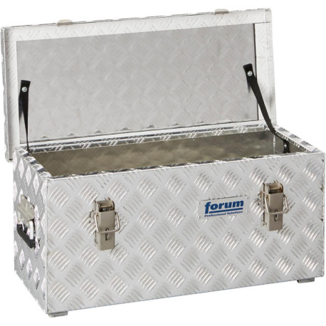 Caisse de transport en aluminium 628x275x280mm tôle striée48 litres Forum