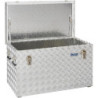 Caisse de transport en aluminium 878x475x480mm tôle striée200 litres Forum