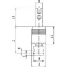Mandrin de taraudage SM6 Cyl.25mm M5.0-18 TAPMATIC