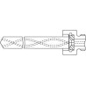 Mandrin court NC 40/0.5-13mm/refroidissement interne WTE