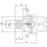 Mandrin à expansion hydraulique DIN69893A HSK-A63 10x150mm WTE