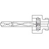 Mandrin court NC 50/0.5-13mm/refroidissement interne WTE