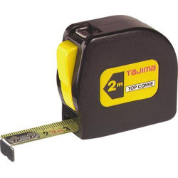 Mètre ruban de poche TOP CONVE 3.5mx13mm jaune Tajima
