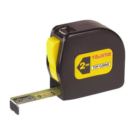 Mètre ruban de poche TOP CONVE 3.5mx13mm jaune Tajima
