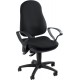 Chaise bureau tournante Point 70 noir