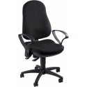 Chaise bureau tournante Point 70 noir