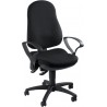 Chaise bureau tournante Point 70 noir