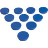 Aimant d'organisation rond bleu 30mm Eclipse