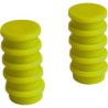 Aimant d'organisation rond jaune 20mm Eclipse