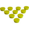 Aimant d'organisation rond jaune 20mm Eclipse