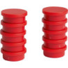 Aimant d'organisation rond rouge 20mm Eclipse