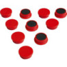 Aimant d'organisation rond rouge 20mm Eclipse