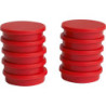 Aimant d'organisation rond rouge 30mm Eclipse