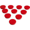 Aimant d'organisation rond rouge 30mm Eclipse