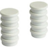 Aimant d'organisation rond blanc 20mm Eclipse