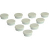 Aimant d'organisation rond blanc 20mm Eclipse