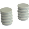 Aimant d'organisation rond blanc 30mm Eclipse