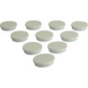 Aimant d'organisation rond blanc 30mm Eclipse
