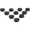 Aimant d'organisation rond noir 20mm Eclipse