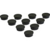 Aimant d'organisation rond noir 20mm Eclipse