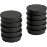 Aimant d'organisation rond noir 30mm Eclipse