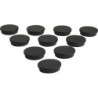 Aimant d'organisation rond noir 30mm Eclipse