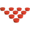 Aimant d'organisation rond orange 20mm Eclipse