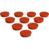 Aimant d'organisation rond orange 30mm Eclipse