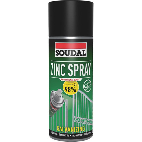 Zinc Spray Mat 400ml 400ml (Par 12)
