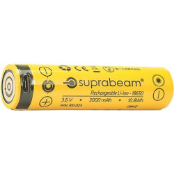 Accu de rechange 18650 adapté à Q3r/Q4xr suprabeam