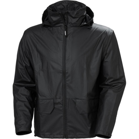 Veste de pluie Voss.PU-stretch Tr.3XL. noir