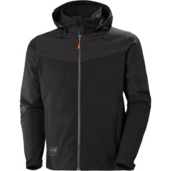Veste Softshell Oxford. noir. Taille 2XL