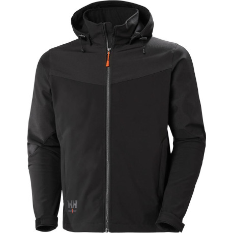 Veste Softshell Oxford. noir. Taille 2XL