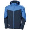 Veste Softshell Oxford. navy/stone. Taille S.