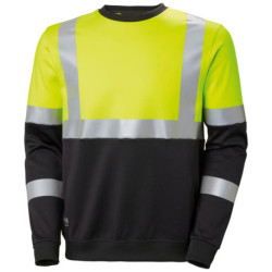 Sweat-shirt Warn. jaune. Taille XL.