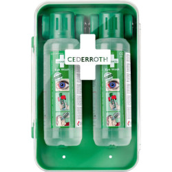Cabinet de lavage oculaire. 2 x 500ml