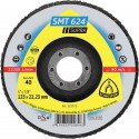 Disque a ébarder Forme dome SMT624 115mm Grain 120 Klingspor