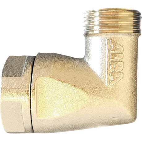 Raccord coudé 3/4 nickelé ALBA Pièce de rechange 