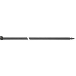 Collier de serrage en nylon noir360x4.5mm a100pcs avec nez en acier SapiSelco
