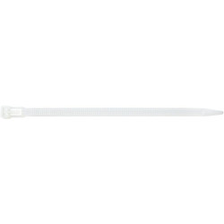 Collier de serrage en nylon naturel 280x7.5mm a100pcs détachable SapiSelco