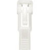 Collier de serrage en nylon naturel 280x7.5mm a100pcs détachable SapiSelco