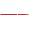 Colliers de serrage en nylon rouge 140x3.5mm a100 pcs SapiSelco
