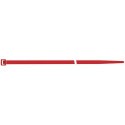 Collier de serrage en nylon rouge 200x4.5mm a100pcs SapiSelco