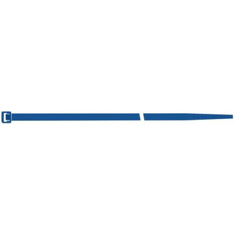 Collier de serrage en nylon bleu 100x2.5mm a100pcs SapiSelco